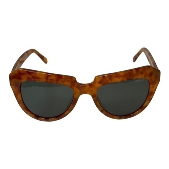 Komono Women’s Sunglasses Cat-eye NEW Tan Caramel Stella NIB - Picture 2 of 9